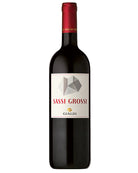 Gialdi Sassi Grossi Rosso 2023 Rotwein aus Merlot im Ticino DOC, dunkle Farbe und elegantes Weinaroma sichtbar