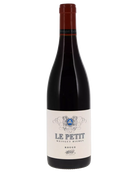 Roman Hermann Pinot Noir «Le Petit» 2023 AOC GR, klare Rotweinflasche mit elegantem Etikett auf weißem Hintergrund