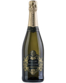 Bartenura Prosecco Brut DOP, schäumender Wein in einer Flasche mit goldener Kapsel und stilvollem Etikett.