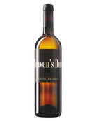 Helles Sauvignon Blanc Weißwein von Ewald Zweytick, Flasche mit dem Label Heaven's Door, im Bild.