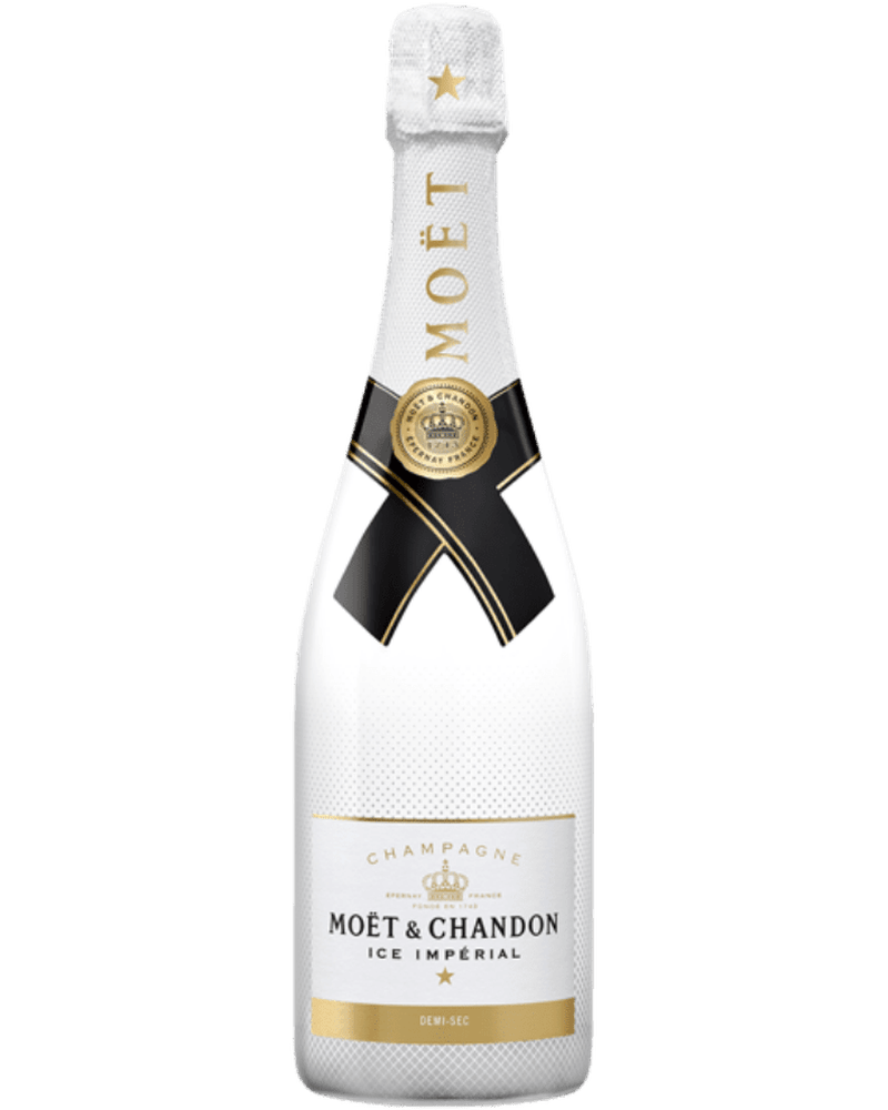 Moët & Chandon ICE Impérial Schaumwein in Flasche, goldene Prägung, elegant und erfrischend für besondere Anlässe